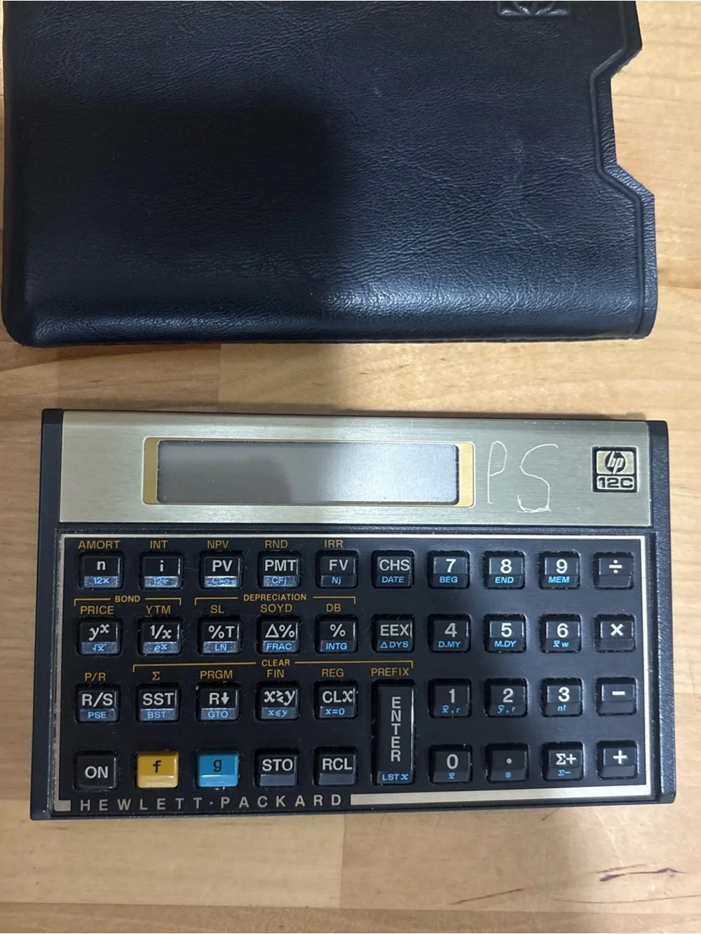 HP-12C Programmable Financial RPN Calculator, Tested w/ Box, Manual and Inserts